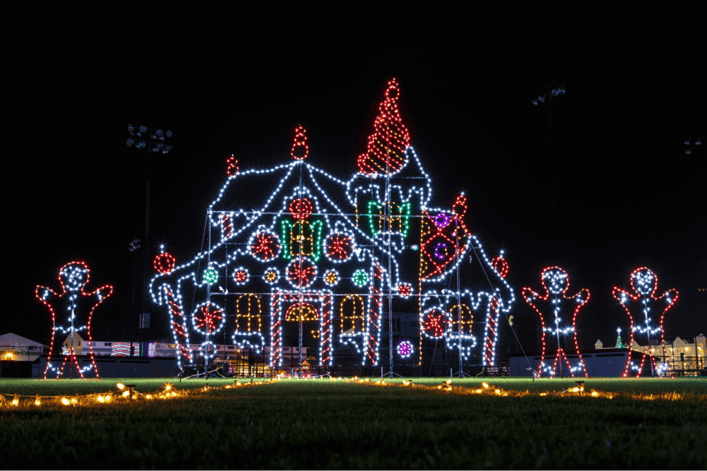 festive outdoor lights